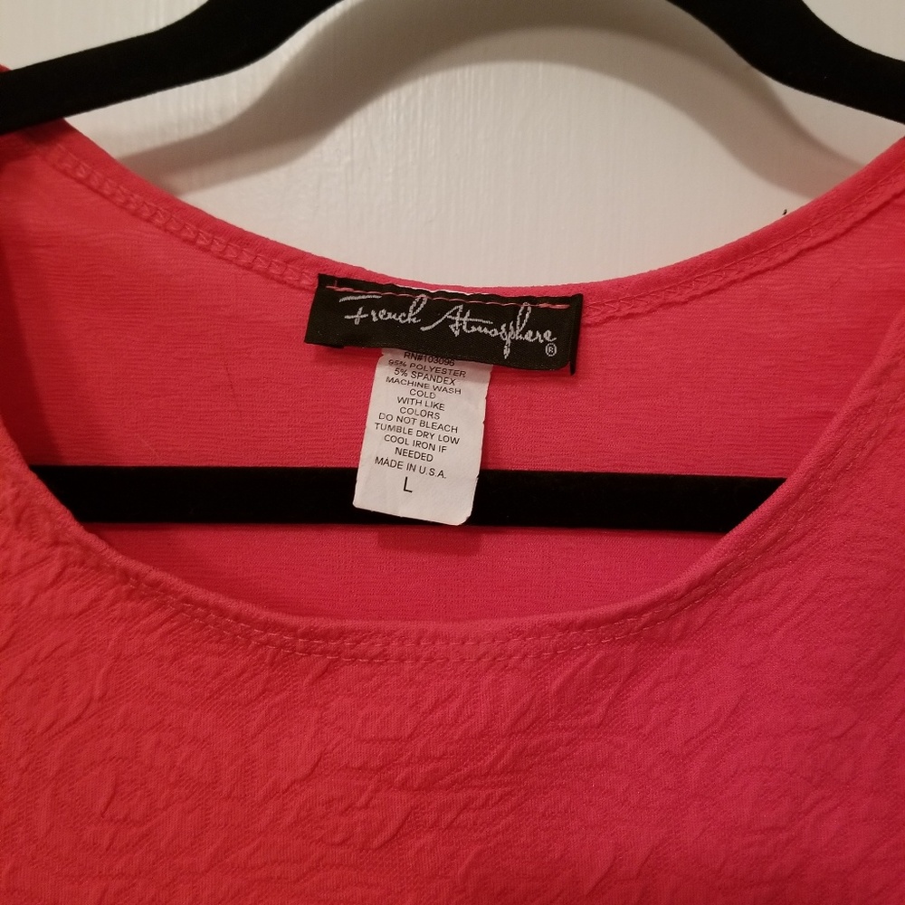 Coral Skater Dress - Picture 2 of 4